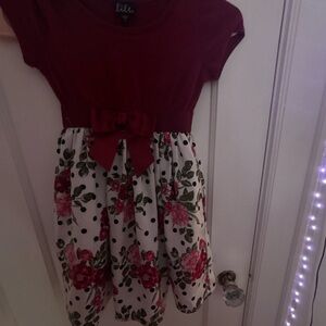 Target Red Fit and Flare Dress for Wedding Guest